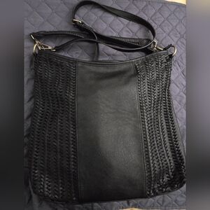 Pre-loved Antik Kraft Black Woven  Women's Bag